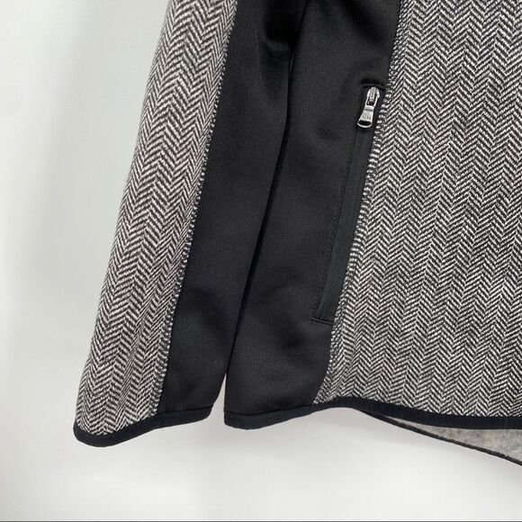 MARC NEW YORK Andrew Marc Herringbone Sleeve Fleece Lined Full Zip Jacket - Picture 6 of 14